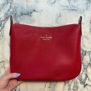 Kate Spade Cherry Red Leather Shoulder Bag